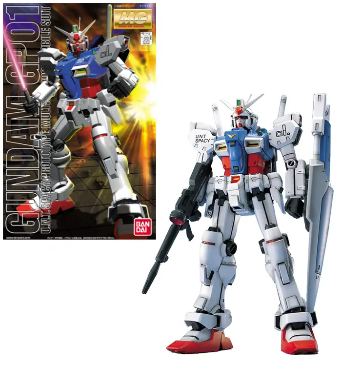GUNDAM - MG 1/100 Gundam GP01 - Zestaw modelarski