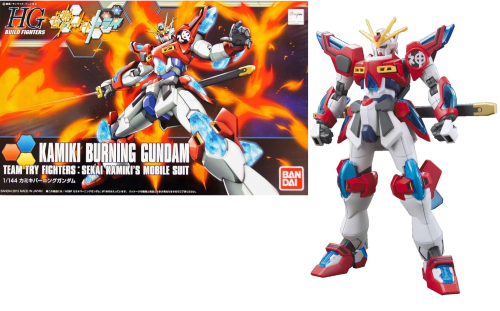 GUNDAM - HGBF Kamiki Burning Gundam 1/144 - Zestaw modelarski