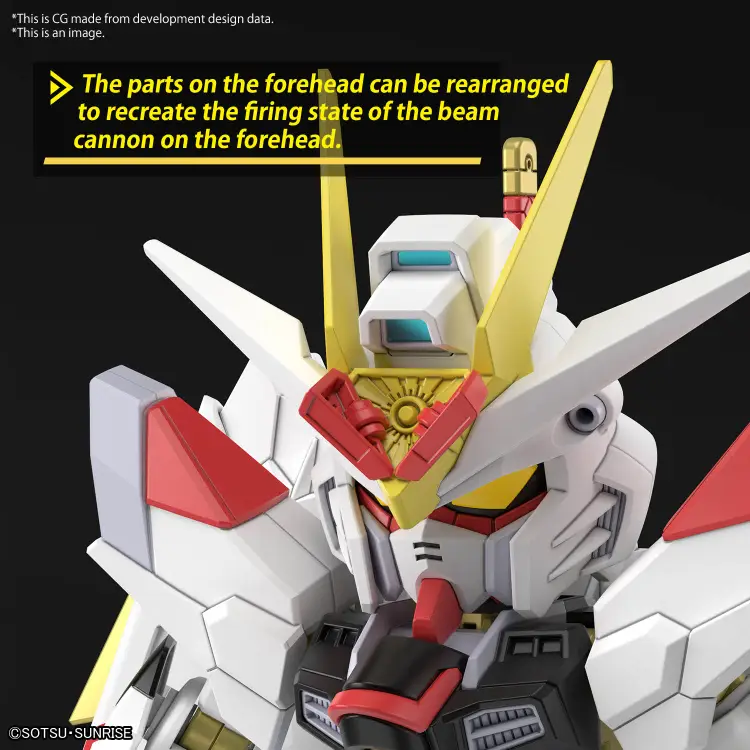 GUNDAM - SD Gundam Cross Silhouette Mighty Strike Freedom - Zestaw modelarski