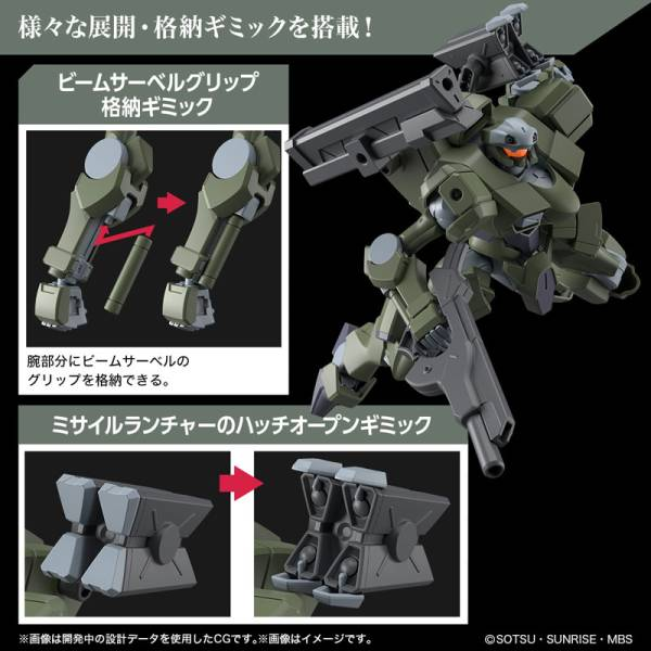GUNDAM THE WITCH FROM MERCURY - HG 1/44 Zowort Heavy - Zestaw modelarski