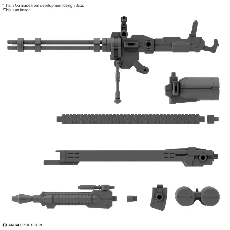 30MM - Dostosuj broń (Gatling Gun) - Zestaw modelarski