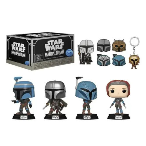 Funko pop! Star Wars Mandalorian - Collector Box 2Pop + 1Brelok + przypinka 4 naszywki