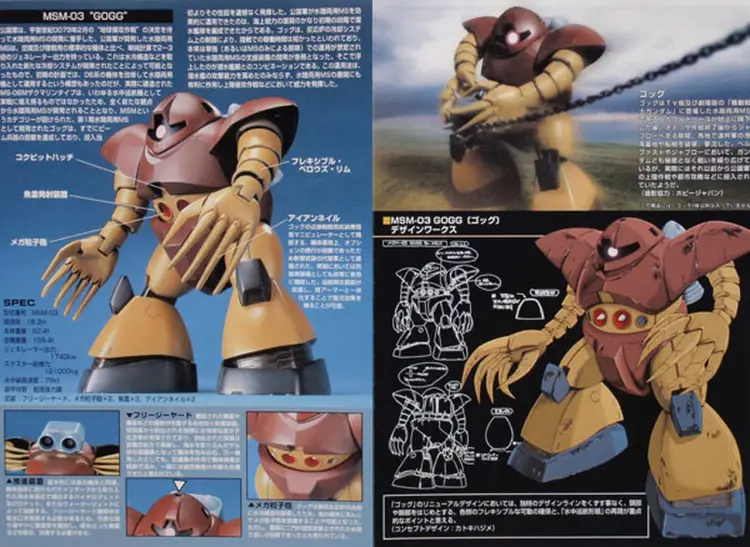GUNDAM - HG MSM-03 'GOGG' 1/144 - Zestaw modelarski
