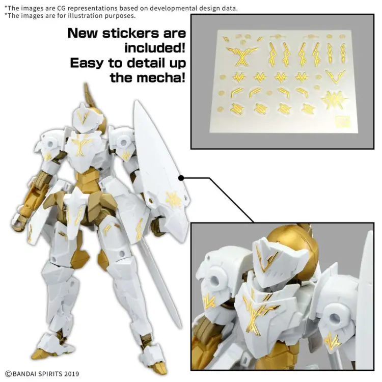 GUNDAM - 30MM 1/144 EXM-A9rk SPINATIO - Zestaw modelarski