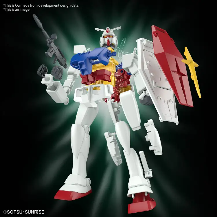 GUNDAM - Best Mecha Collec. 1/144 RX-78-2 Gundam (Odrodzenie) - Zestaw modelarski