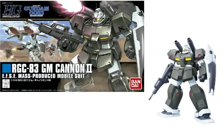 Bandai HGUC Gundam - GM Cannon II 1/144