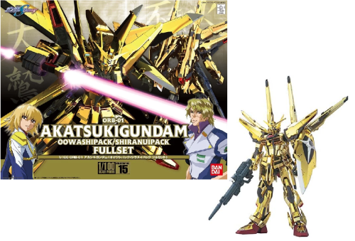 Bandai Model Kit Gundam - ORB-01 Akatsuki Oowashi/Shiranui - Zestaw modelarski 1/100