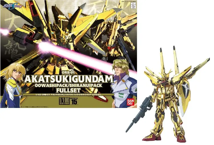 Bandai Model Kit Gundam - ORB-01 Akatsuki Oowashi/Shiranui - Zestaw modelarski 1/100