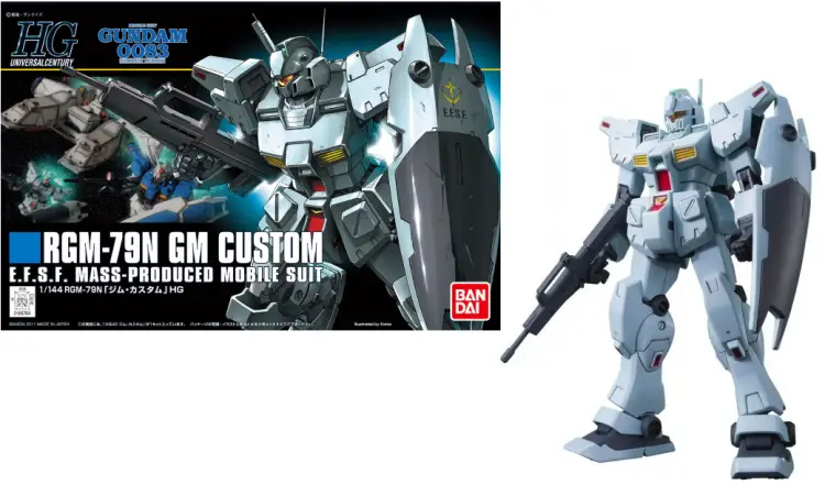 Bandai HGUC Gundam - GM Custom 1/144