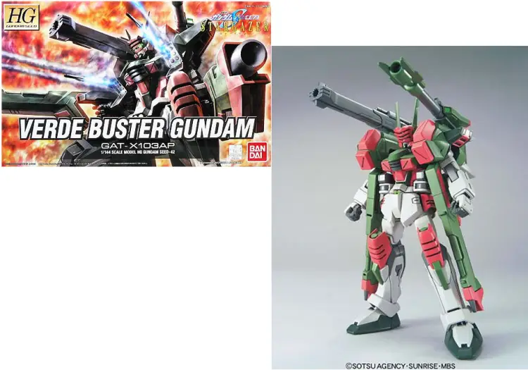 Bandai Model Kit Gundam - Verde Buster Gundam HG 1/144