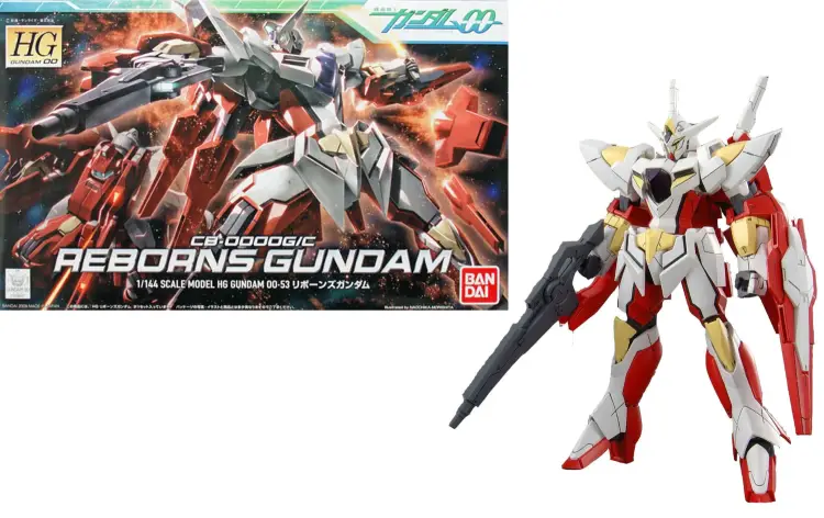 GUNDAM - Zestaw modelarski - HG 1/144 - Reborns Gundam - 13 cm