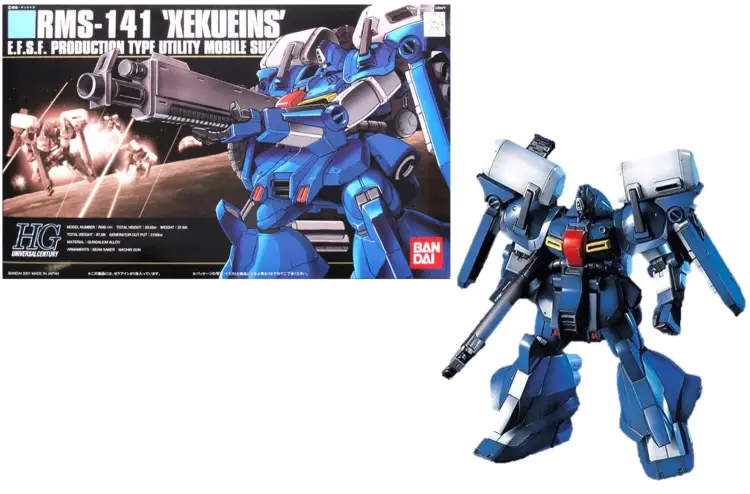 GUNDAM - Zestaw modelarski - HGUC 1/144 - RMS-141 ZEKU EINS - 13 cm