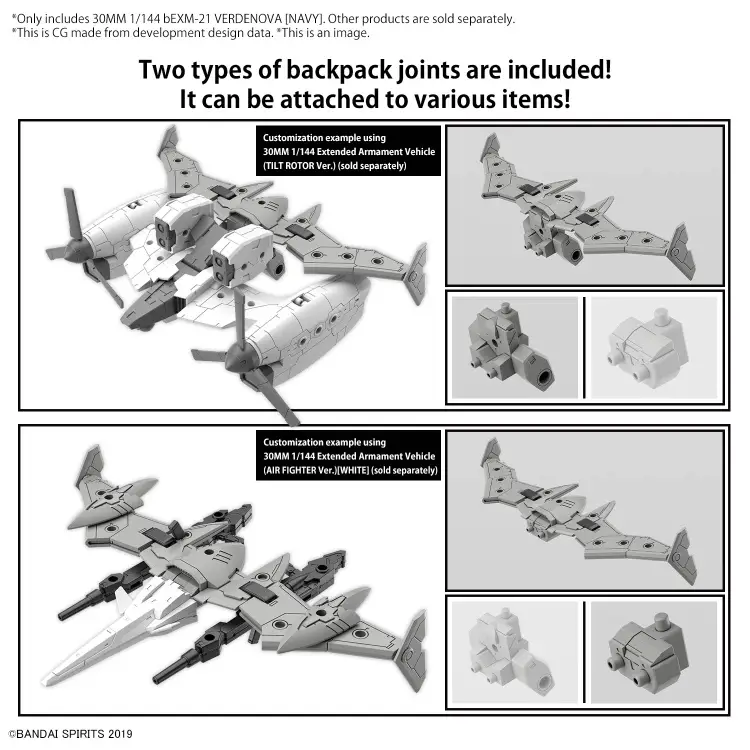 Bandai 30MM - bEXM-21 Verdenova Navy - Zestaw modelarski 1/144