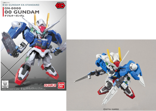 GUNDAM - SD Gundam Ex-Standard 00 Gundam - Zestaw modelarski