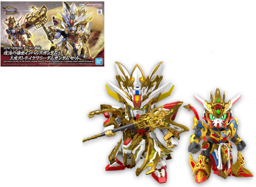 Bandai Gundam - SDW Heroes Revival of Heroes Wukong & Sanzang Gundam - Zestaw modelarski