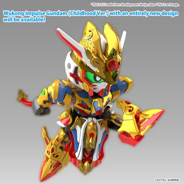 Bandai Gundam - SDW Heroes Revival of Heroes Wukong & Sanzang Gundam - Zestaw modelarski