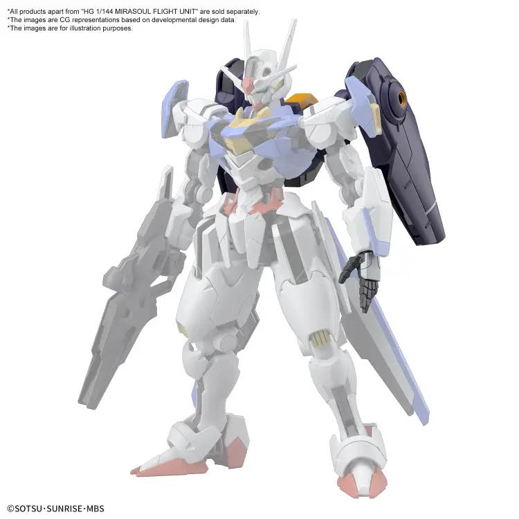 CZAROWNICA Z MERKURY - Jednostka latająca HG 1/144 Mirasoul - Zestaw modelarski
