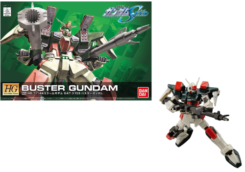 Bandai Model Kit Gundam - Buster Gundam - HG R03 GAT-X103 1/144