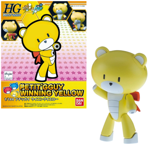 GUNDAM - HGPG 1/144 Petit'gguy Winning Yellow - Zestaw modelarski 8 cm