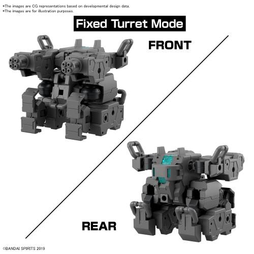 30MM - 1/144 Pojazd z rozszerzonym uzbrojeniem (Smart Trans. Mac.) - Zestaw modelarski