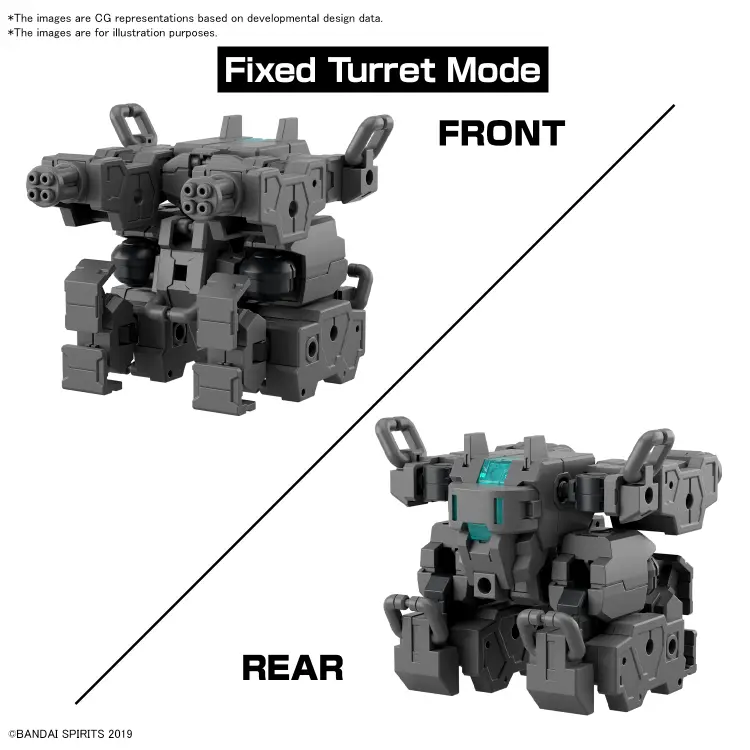 30MM - 1/144 Pojazd z rozszerzonym uzbrojeniem (Smart Trans. Mac.) - Zestaw modelarski