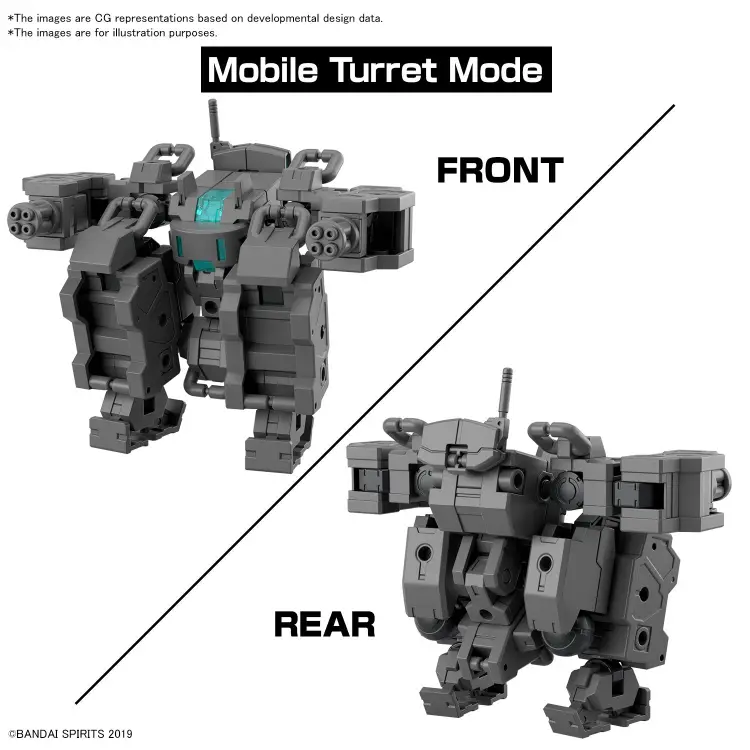 30MM - 1/144 Pojazd z rozszerzonym uzbrojeniem (Smart Trans. Mac.) - Zestaw modelarski