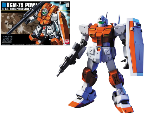 Bandai Model Kit Gundam - RGM-79 Powered GM - Zestaw modelarski HGUC 1/144
