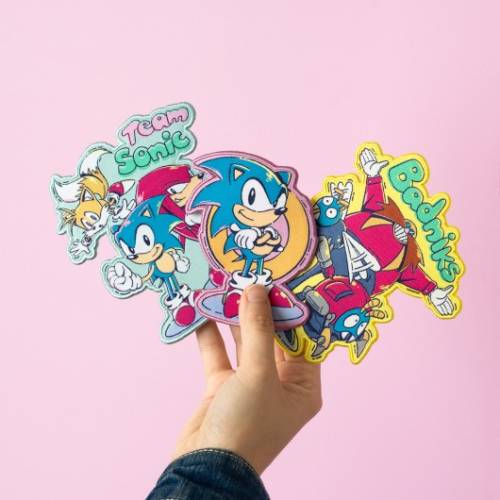 SONIC - Zestaw 3 naprasowanek