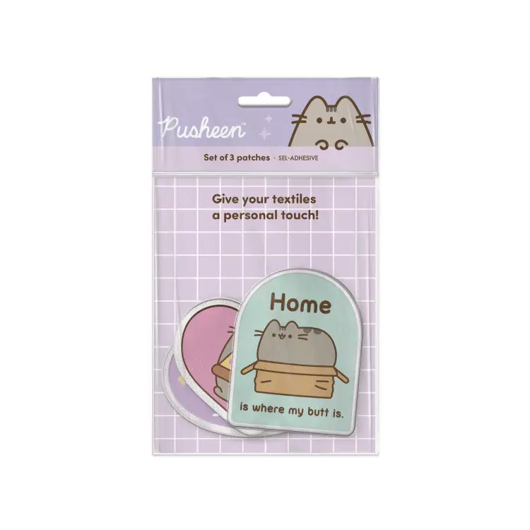 PUSHEEN - Zestaw 3 naprasowanek