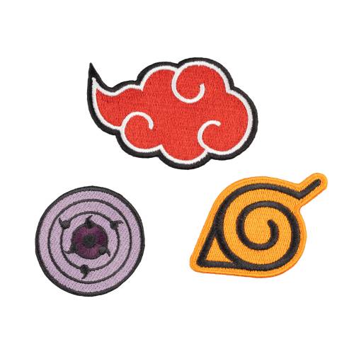 NARUTO - Zestaw 3 naprasowanek