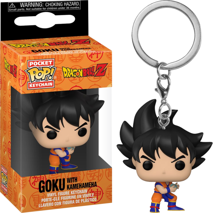 DRAGON BALL Z - Kieszonkowy brelok do kluczy - Goku z Kamehamehą