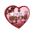 DC - Breloki do kluczy Pocket Pop 4 Pack - Valentine (wygląd czekolady)