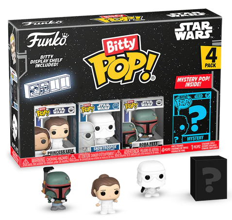STAR WARS - Bitty Pop 4 Pack 2,5 cm - Księżniczka Leia