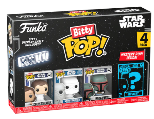 STAR WARS - Bitty Pop 4 Pack 2,5 cm - Księżniczka Leia
