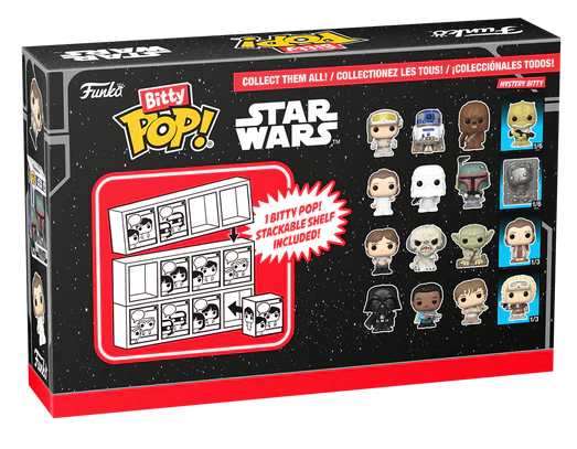 STAR WARS - Bitty Pop 4 Pack 2,5 cm - Księżniczka Leia