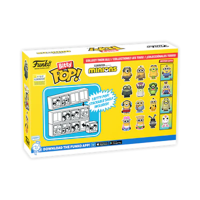 MINIONKI - Bitty Pop 4 Pack 2,5 cm - Frankenbob