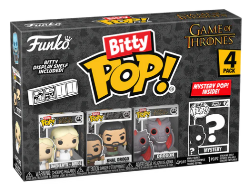 GAME OF THRONES - GAME OF THRONES - Bitty Pop 4 Pack 2.5cm - Khaleesi