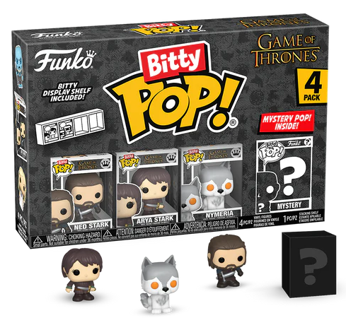 GAME OF THRONES - Bitty Pop 4 Pack 2,5 cm - Ned Stark
