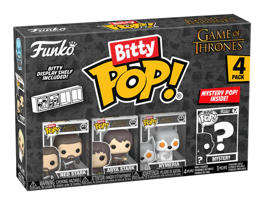 GAME OF THRONES - Bitty Pop 4 Pack 2,5 cm - Ned Stark
