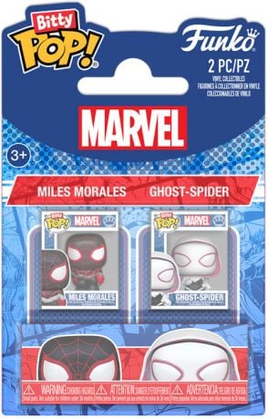 SPIDER-MAN - Bitty Pop 2 Pack 2,5 cm - Miles Morales i Gwen