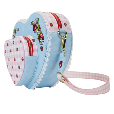 STRAWBERRY SHORTCAKE - Denim - Torba crossbody Loungefly