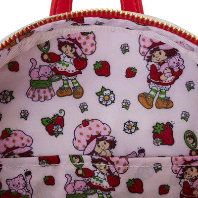 STRAWBERRY SHORTCAKE - Denim - Mini plecak LoungeFly