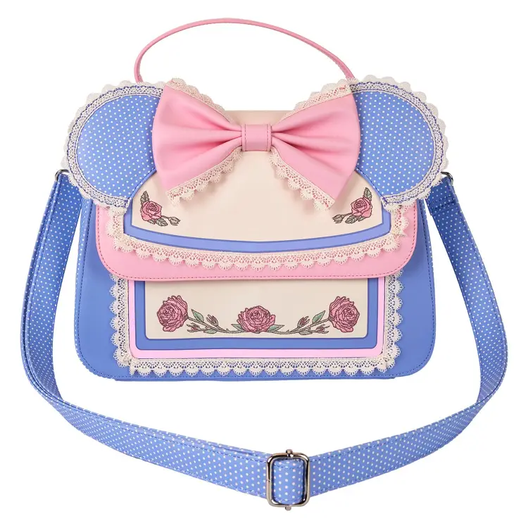 DISNEY - Minnie "Floral and Lace Ears" - Torba crossbody Loungefly