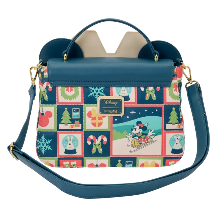 DISNEY - Mickey & Minnie "Holiday" - torba crossbody Loungefly