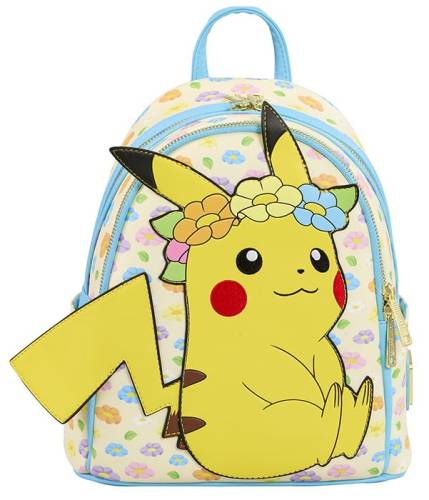 POKEMON - Pikachu Floral - Mini plecak LoungeFly