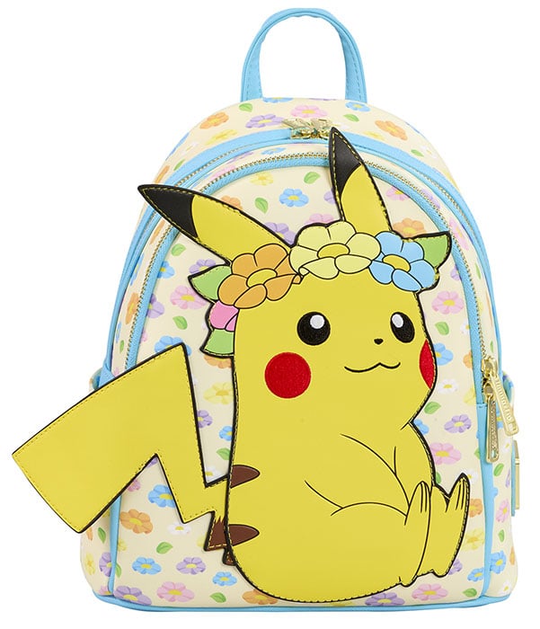 POKEMON - Pikachu Floral - Mini plecak LoungeFly