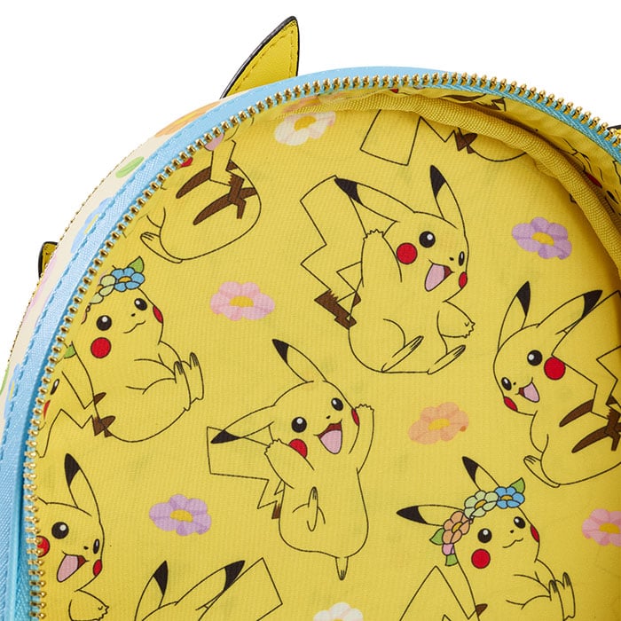 POKEMON - Pikachu Floral - Mini plecak LoungeFly