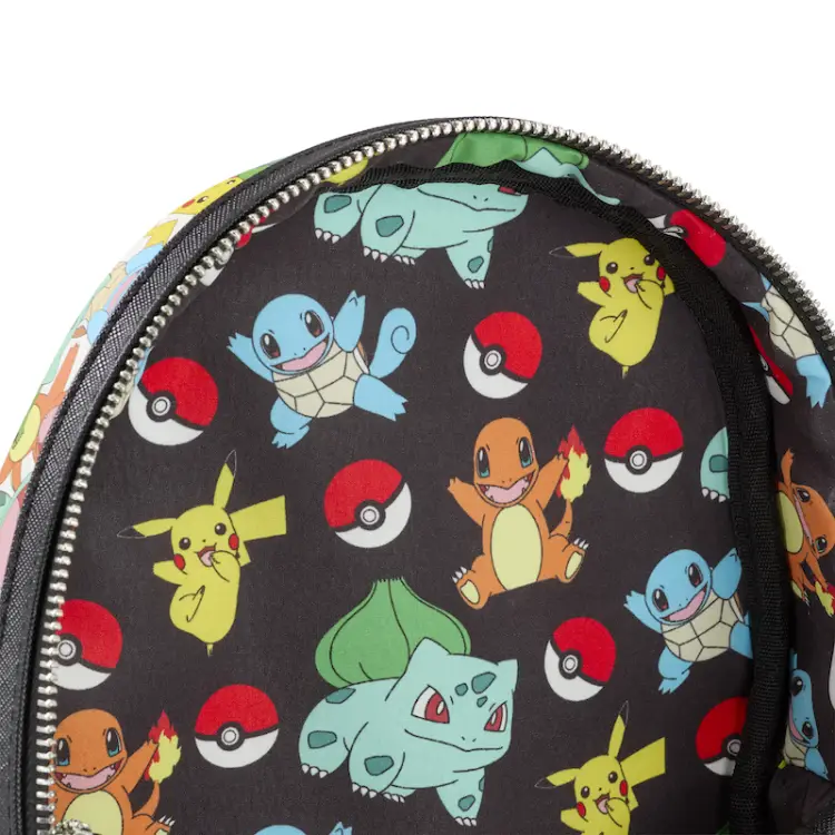 POKEMON - Pikachu i Startery - Mini plecak Loungefly