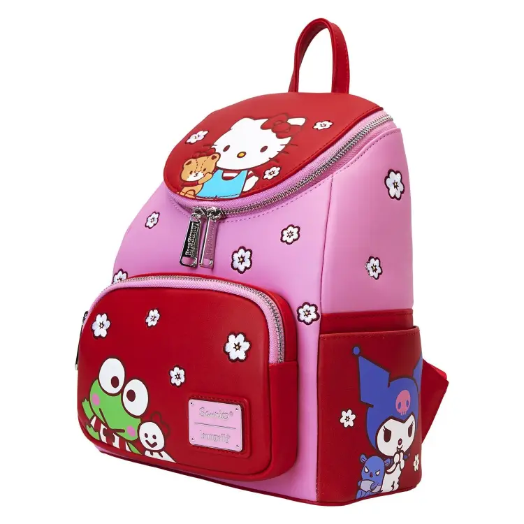 SANRIO - Hello Kitty & Friends "Color Block" - Mini plecak LoungeFly