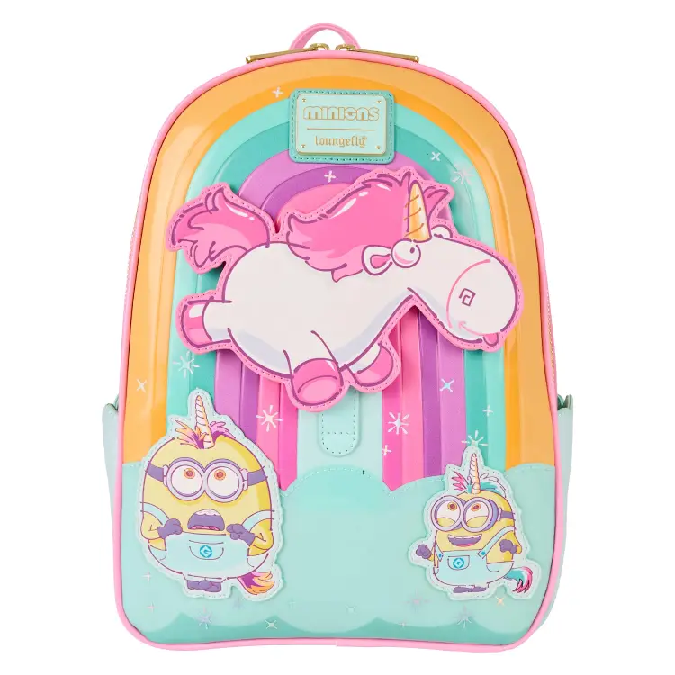 MINIONKI - Puszysty Jednorożec - Mini plecak LoungeFly